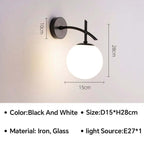 Bedroom Bedside Lamp Living Room Wall Light Bulb