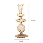 Hand Blown Glass Candle Holder Home Vase Ornament