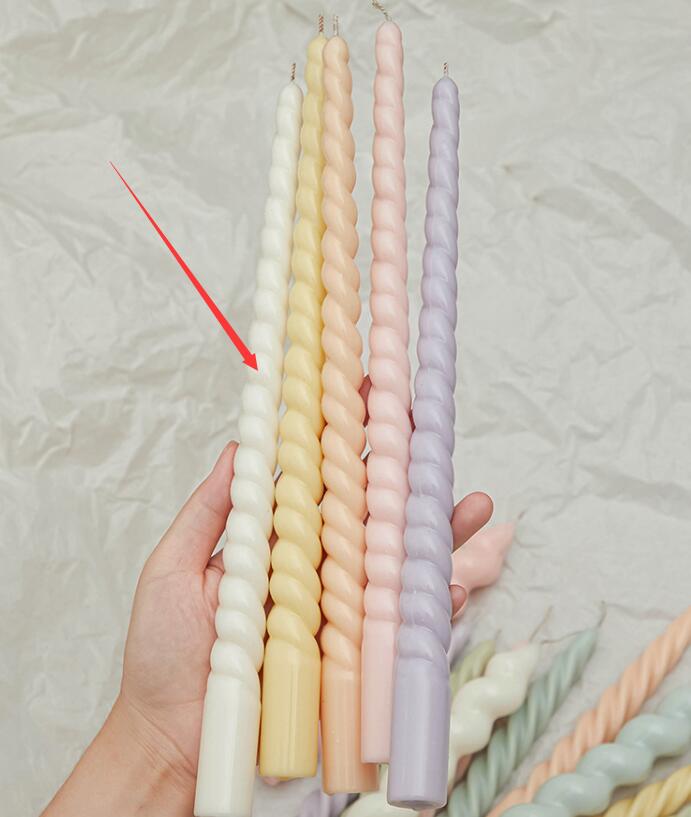 Spiral Long Brush Holder Aromatherapy Candle Birthday Gift Party Decorations Bedroom Companion
