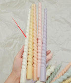 Spiral Long Brush Holder Aromatherapy Candle Birthday Gift Party Decorations Bedroom Companion