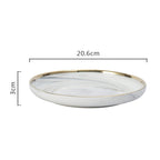 Plate Bowl Set Combination Rice Bowl Soup Bowl Simple Dish Hotel