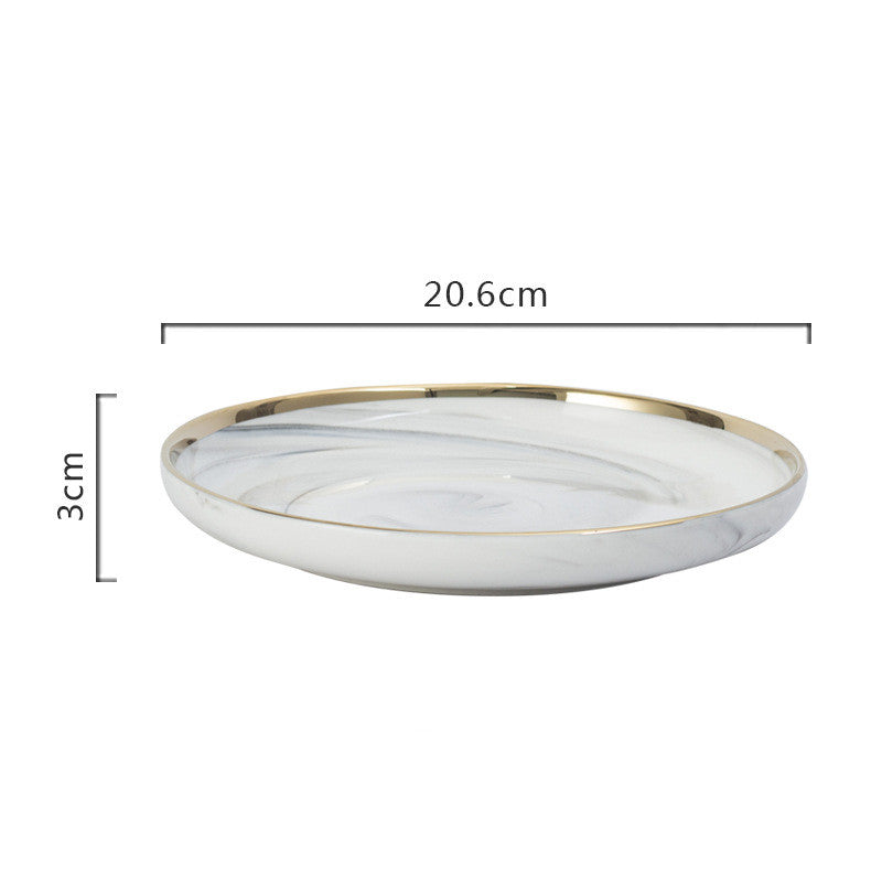 Plate Bowl Set Combination Rice Bowl Soup Bowl Simple Dish Hotel