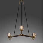 Modern Creative Full Copper Crystal Chandelier