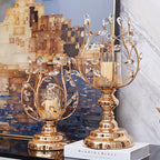 Light Luxury Furnishings Retro Metal Candle Holder Ornaments