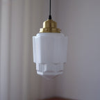 Brass Glass American Coffee Restaurant Bedroom Bedside Chandelier
