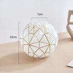 Creative Diamond Star Gold-painted Glass Vase