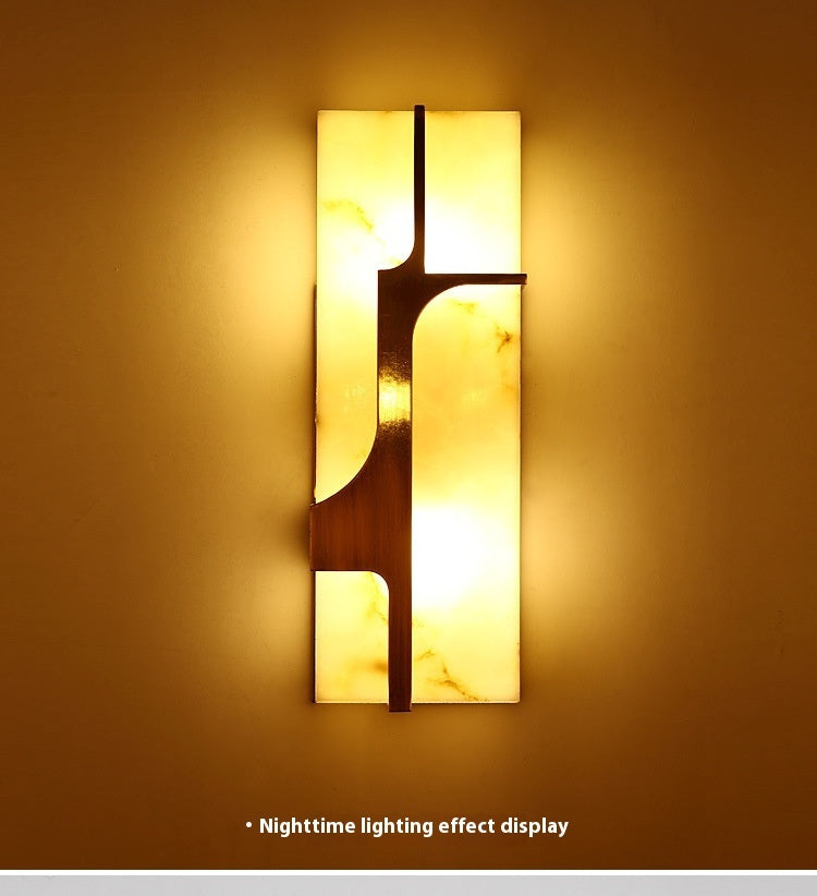 Living Room Creative Aisle Marble Wall Lamp