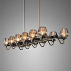 Modern Creative Full Copper Crystal Chandelier