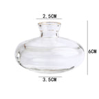 Gold-painted Transparent Colored Glass Vase