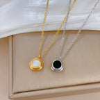 Solace Reversible Gold Pendant Necklace