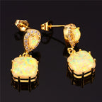 Light Luxury Gold Water Drop Earrings