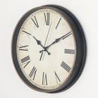 Roman Digital Wall Clock Art Retro Brushed Gold Timepiece