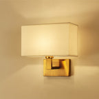 Hotel Study Chinese Creative Fabric Wall Lamp