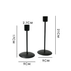 Geometric Wrought Iron Single Head Candle Holder Creative