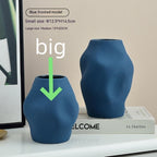 Gold Simple Ceramic Vase Home Flower Arrangement Ornaments