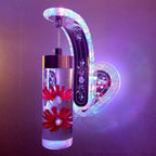 Oval Acrylic Crystal Hanging Hotel Bedroom Warm Light Decorative Wall Lamp