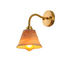 Japanese Retro Nordic Simple Bedside Brass Wall Lamp