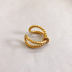 18K Gold Plated Knot Adjustable Ring