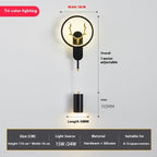 Bedside Wall Lamp Master Bedroom Modern Minimalist Designer