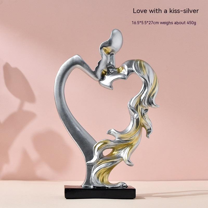 Couple Statue Resin Craft Ornament