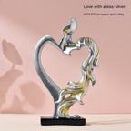 Couple Statue Resin Craft Ornament