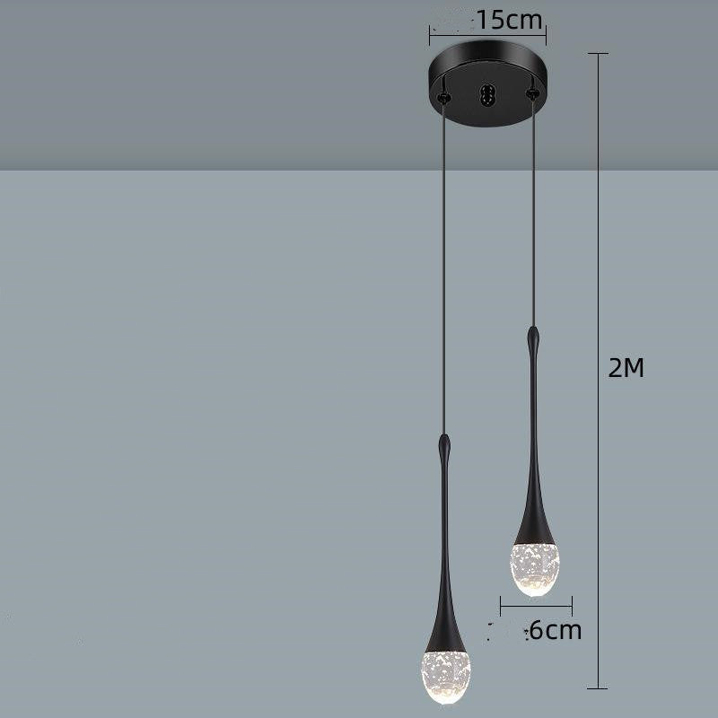 Bedroom Bedside Small Chandelier Net Red Light Luxury Bedside Table