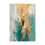Handmade Oil Painting Canvas Wall Art Decoration Modern Abstract Gold Artwork Room Aesthetic For Home Decor Rolled Frameless Unstretched Painting