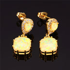 Light Luxury Gold Water Drop Earrings