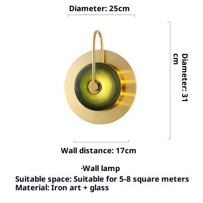 Creative Restaurant Living Room Bedroom Background Wall Lamp