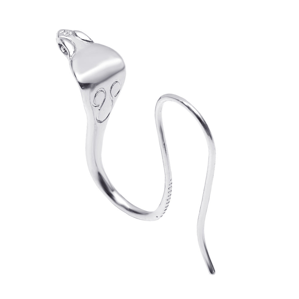 Exaggerated Metal Copper Plated Earring Single Statement