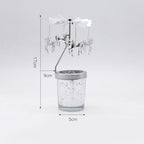 Ins European Style Walking Light Rotating Candle Holder