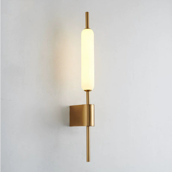Copper Retro Affordable Luxury Bedroom Bedside Wall Lamp