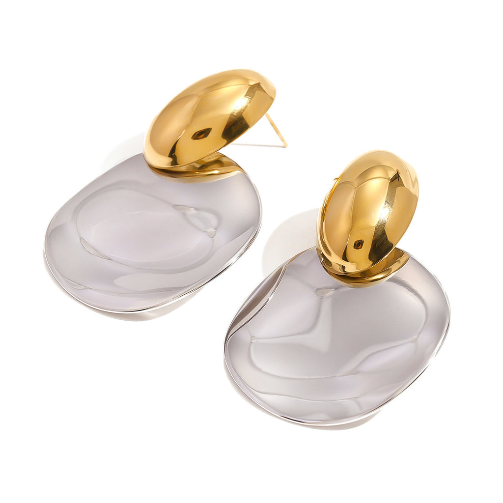 Destiny Chunky Gold Drop Earrings