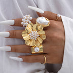 Tapping Pattern Opening Wide Ring Suit