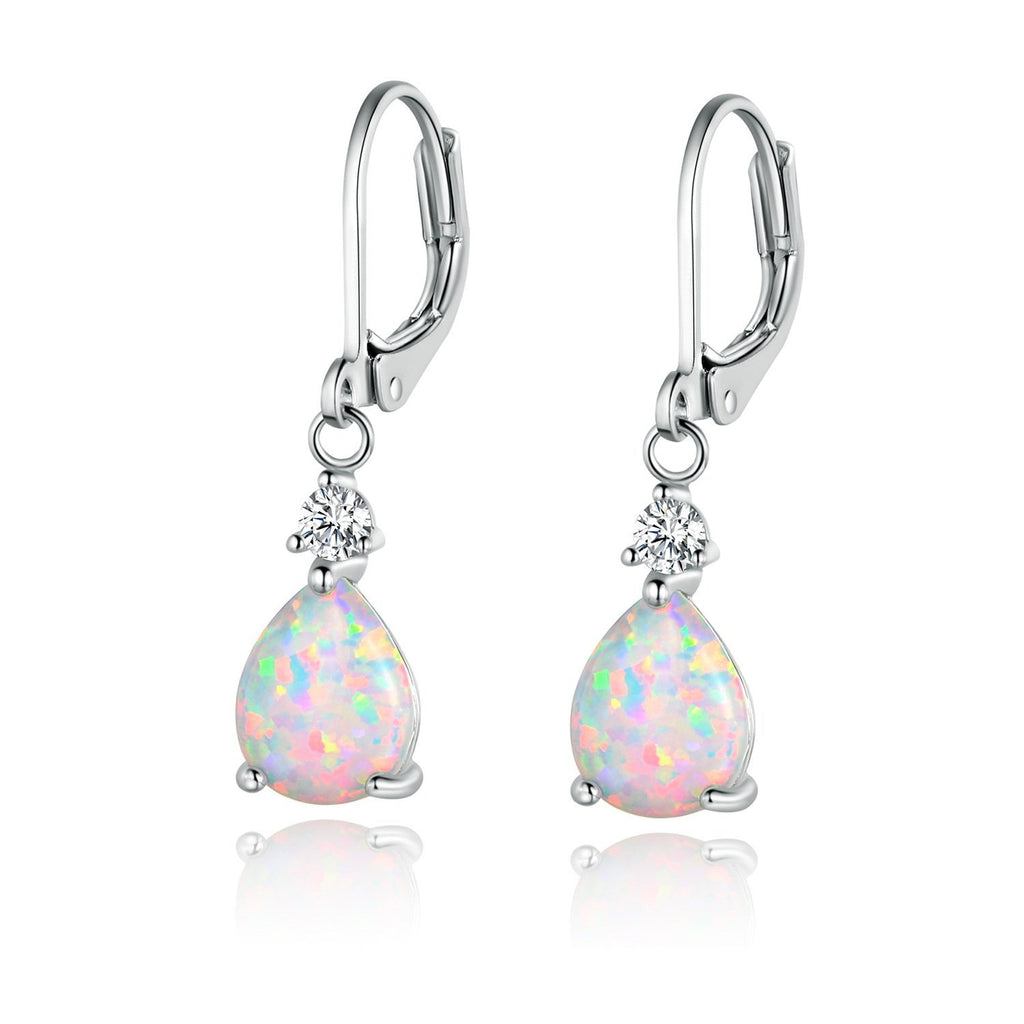 Simple Gold Plated Drop Shaped Earrings