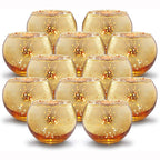 Gold Plating Christmas Candle Cup