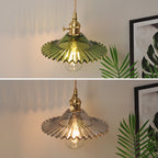 Retro Brass Bedside Lotus Wall Lamp